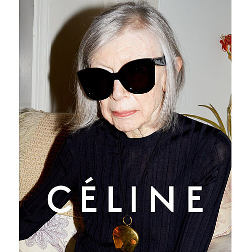 妳能時尚到幾歲?80歲著名當代作家霸氣躍登Celine 2015春夏大片!