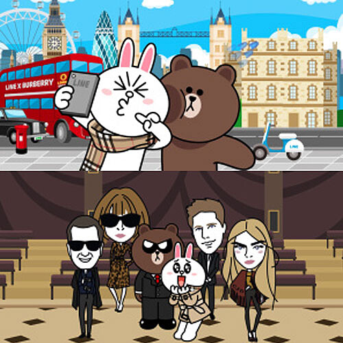【2015秋冬倫敦時裝週】連LINE熊大兔兔都來了！名人齊聚Burberry秋冬女裝發表 