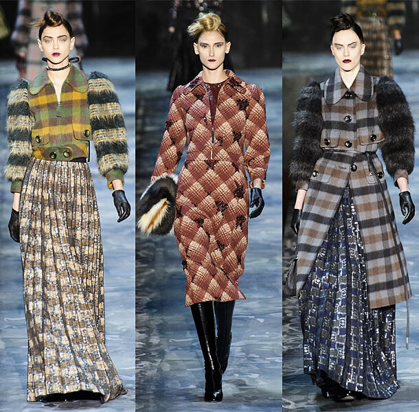 【2015秋冬紐約時裝週】MARC JACOBS : 多重面料的華麗協奏曲