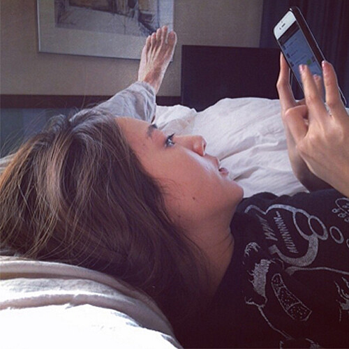 ❤❤謝謝陪我一起打發時間！隋棠躺老公肚子甜蜜放閃