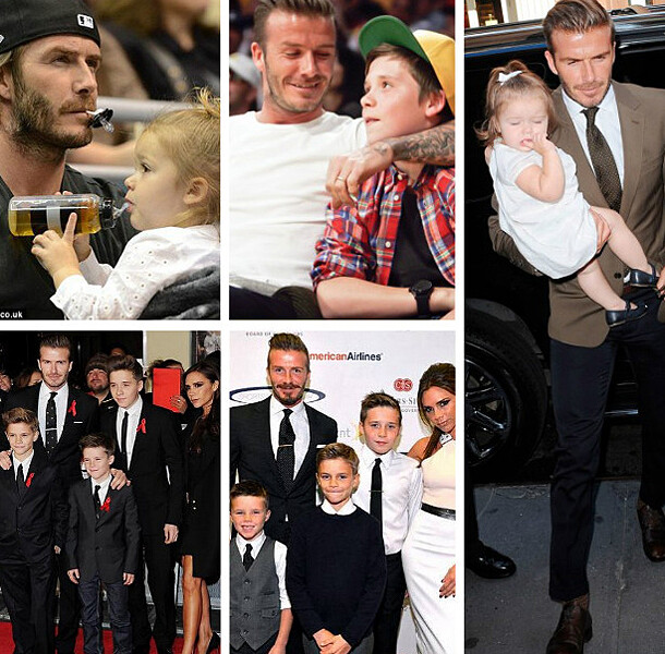 全球都見證你們的成長！貝克漢全家的強大進化史！