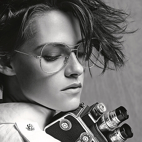 CHANEL 2015春夏眼鏡形象廣告：時尚大師親自掌鏡，克莉絲汀史都華完美演繹
