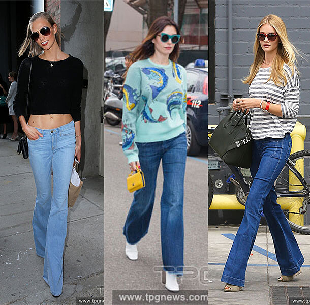 13款女星私服特搜！關鍵字就是：喇叭褲