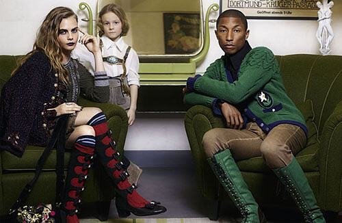 Cara X 菲董，一起演譯Chanel 巴黎薩爾斯堡系列高地風情