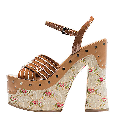 好萊塢女星新寵！PRADA厚底木屐高跟鞋，浪漫休閒打造愜意時尚