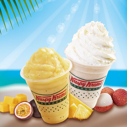Krispy Kreme 消暑沁涼Party，夏季限定熱帶風情冰沙