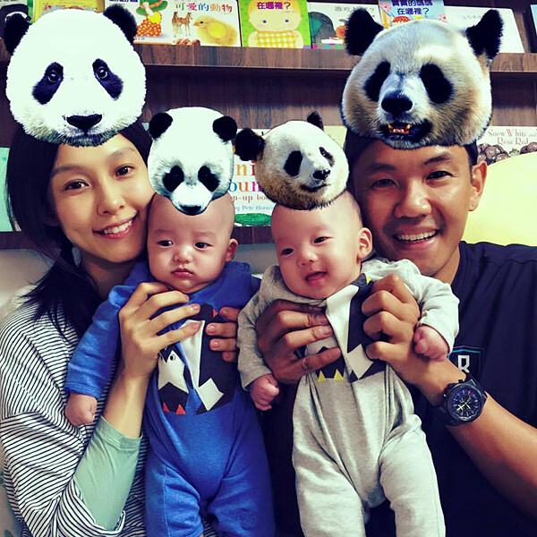 范范努力三年盼來雙胞胎飛哥翔弟 黑人變路人?