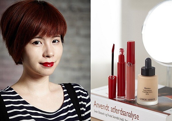 C編：掌握韓風2大關鍵 光澤底妝綴以鮮豔紅唇 