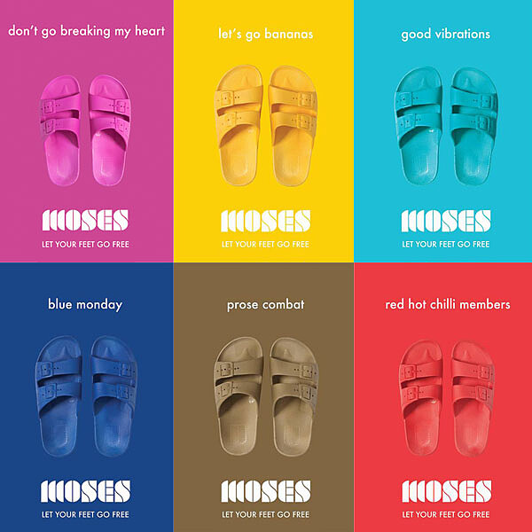 夏季MOSES繽紛糖果涼鞋 解放你的雙腳清涼一整夏！