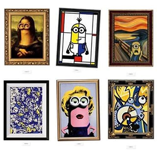 達文西、Andy Warhol、畢卡索，小小兵到底偷偷惡搞了哪些畫家？