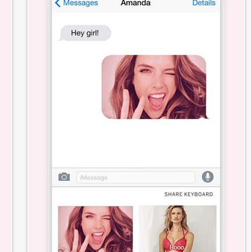 天使超模都用這！維多利亞秘密推出VS Keyboard手機app