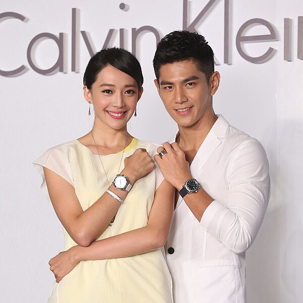 陽光型男戴祖雄與甜心名模王心恬 攜手秀CK情人節新「表」情！