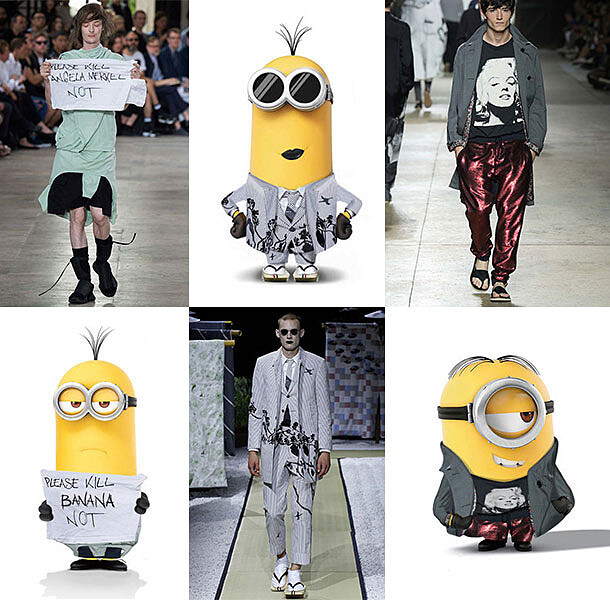 小小兵化身帥男模！超萌詮釋2016春夏男裝