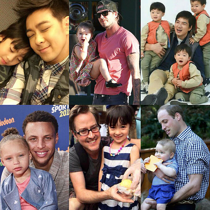 炫父啦！這些當他小孩好驕傲的明星帥爸爸們