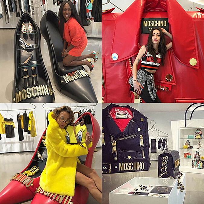 Moschino在紐約賣起了巨型高跟鞋、包包？