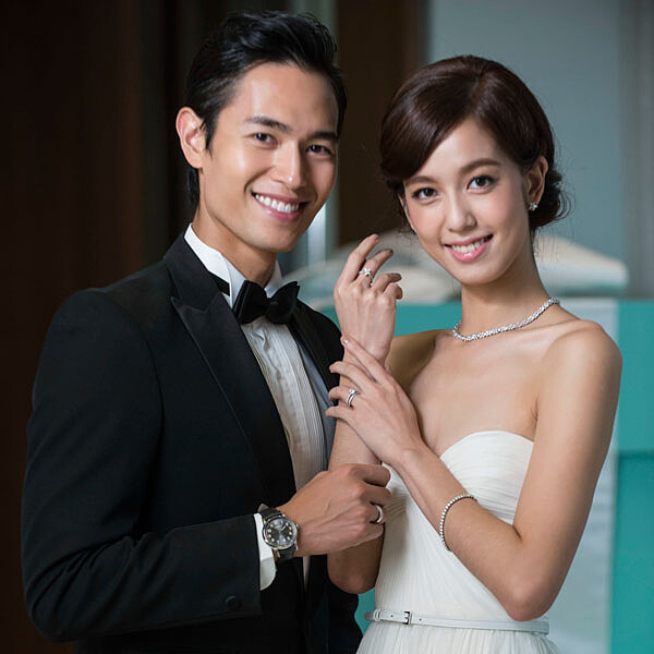 陳庭妮、周家漢演繹Tiffany完美秋季婚典之約