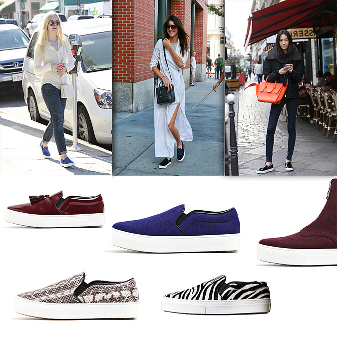 CÉLINE Skate出新靴！Kendall Jenner就愛踩懶人鞋上街亮長腿