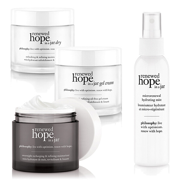 日夜保養 全天候潤澤美肌 philosophy 一瓶希望保濕系列