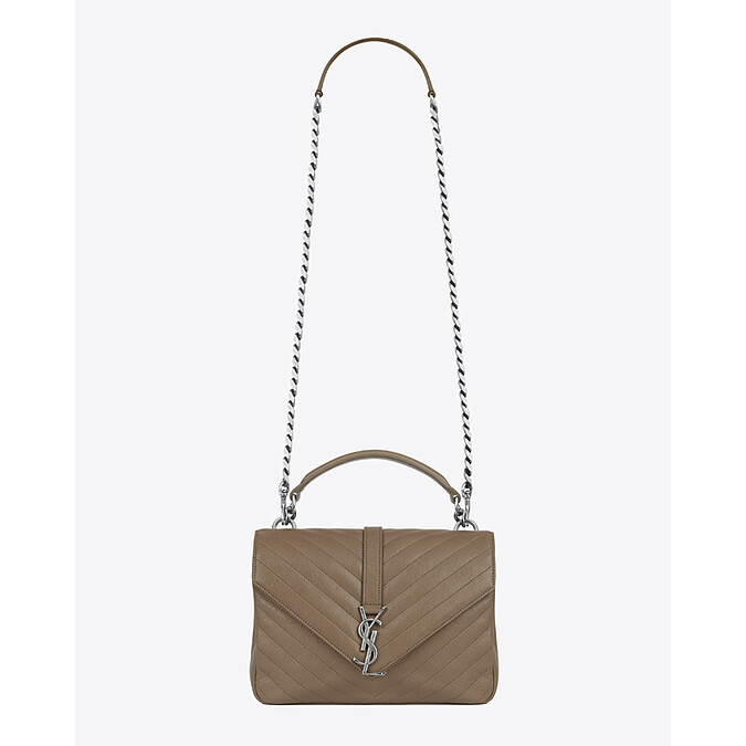 永遠的高校愛包！早秋揹Saint Laurent學院包懷念經典