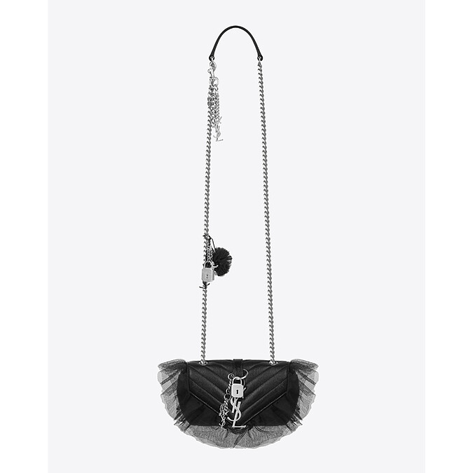 龐克寶貝的新歡!Saint Laurent陪妳揹鍊條包耍酷入秋