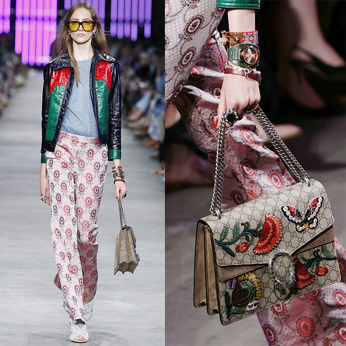 Gucci秀場必備原色魅力精緻單品：蜜蜂錶