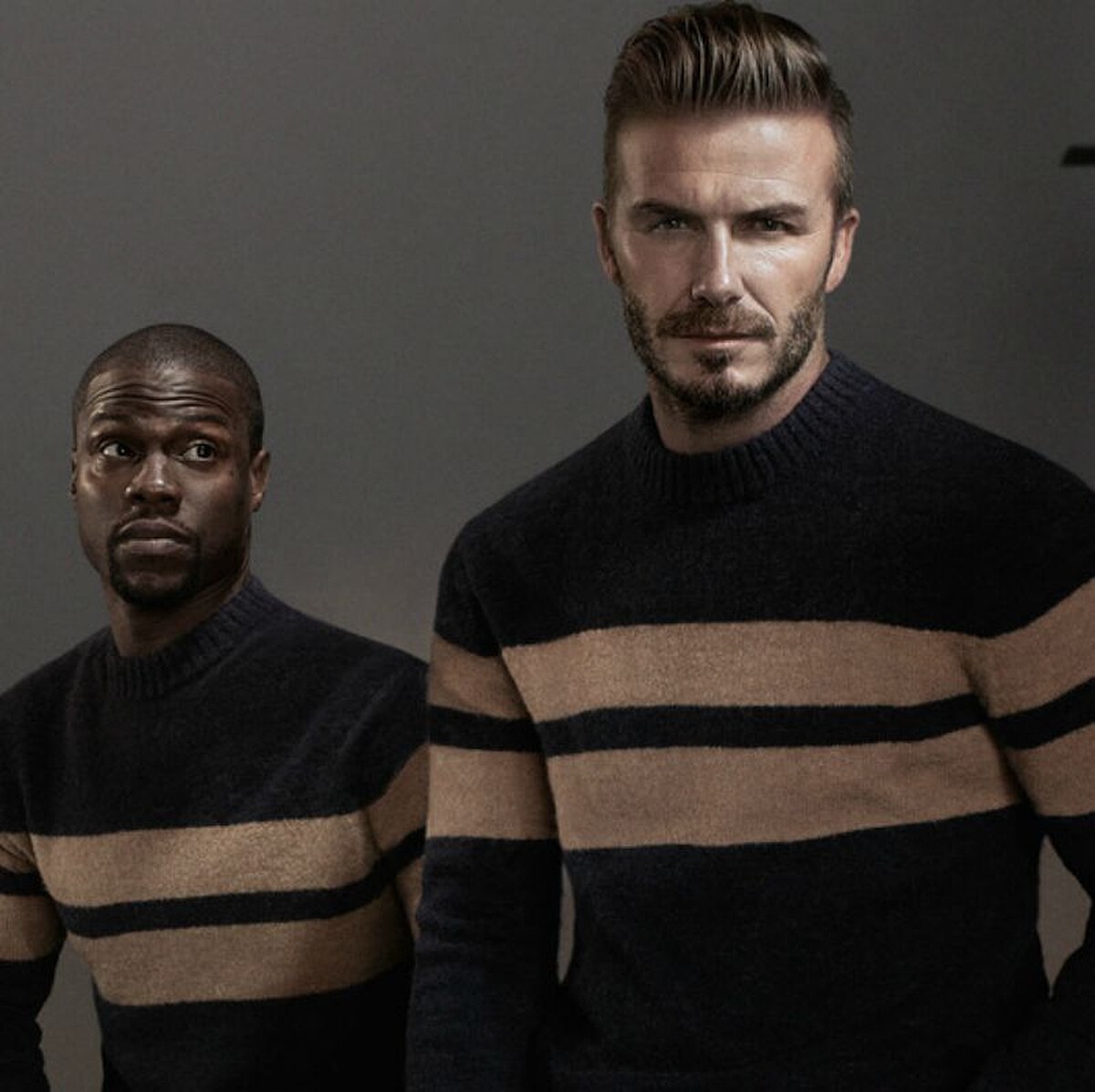 勾出貝帥喜劇魂！貝克漢攜手凱文哈特最新2015 H&amp;amp;M秋冬廣告出爐