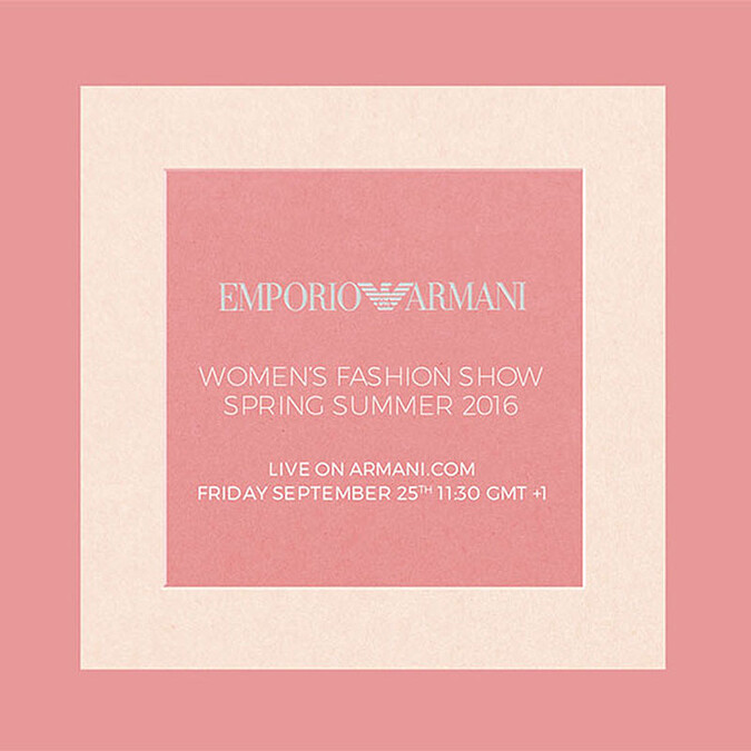 【米蘭時裝週Live】Emporio Armani春夏大秀倒數:9月25日下午5:30正式登場!