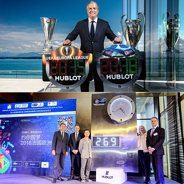 HUBLOT 率先點燃足球熱情 任官方計時為球賽精準計時