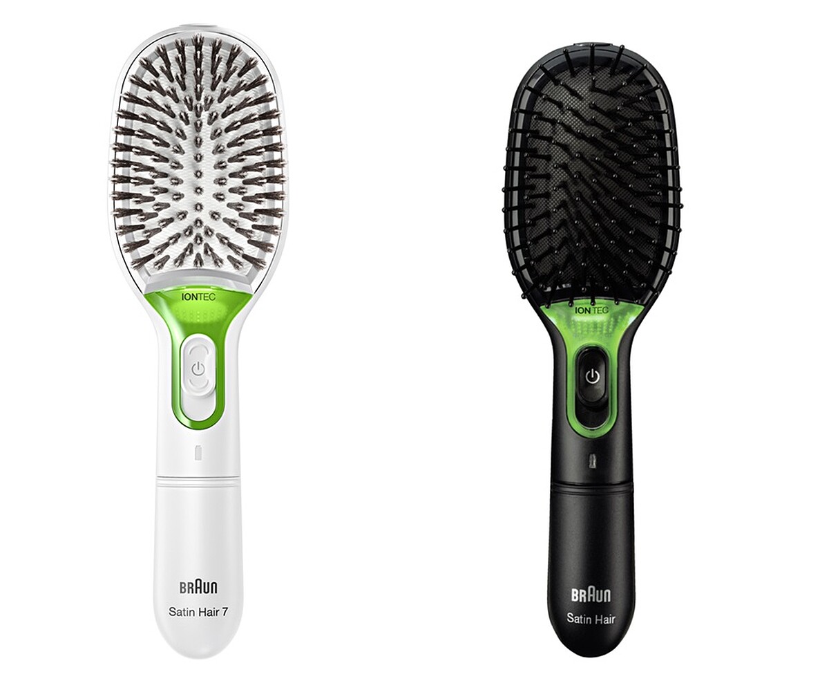 甜心潔西卡艾芭御用「BRAUN德國百靈天然鬃毛離子髮梳」