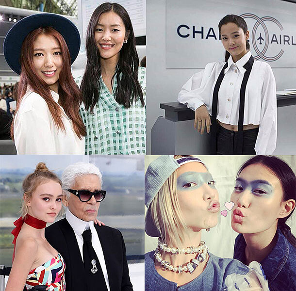 【巴黎時裝週】CHANEL秀場變機場!跟著朴信惠、劉雯、歐陽娜娜搭上香奈兒班機旅行去