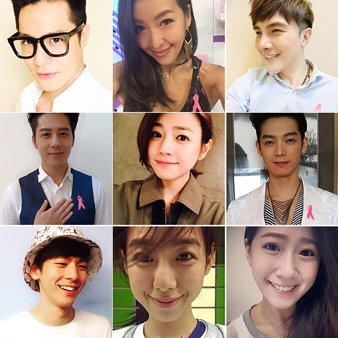 只要做好事，奇蹟就會發生！男神女神齊心繫上粉紅絲帶終結乳癌