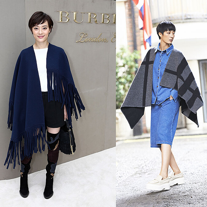 一件斗篷走天下！桂綸鎂、孫儷、UIE都必備的秋冬保暖好物