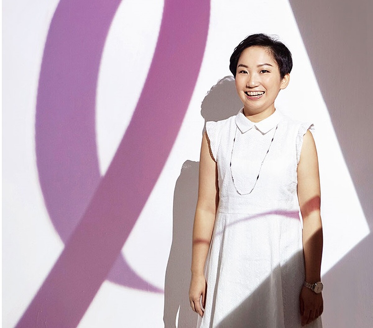 【粉紅力量】蕭美華，化了妝的祝福