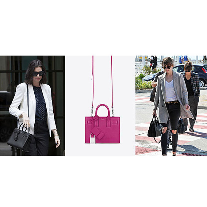 SAINT LAURENT的經典IT包!安海瑟薇、達珂塔強生也搶著揹