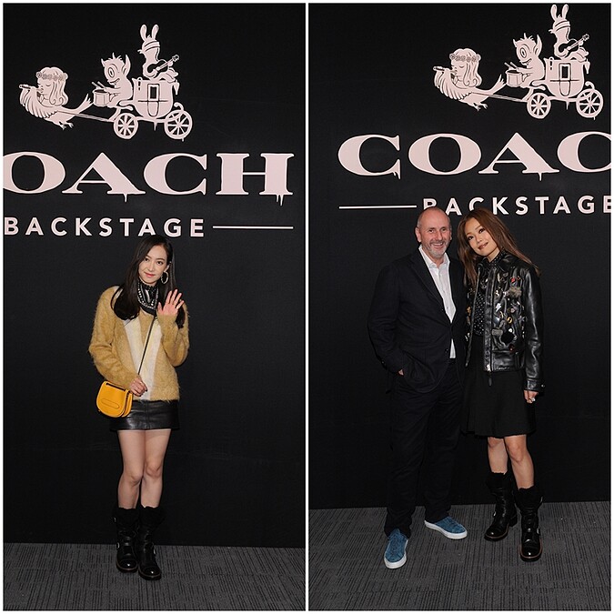 f(x)隊長 Victoria與台灣當紅男演員王大陸歡慶COACH香港旗艦店開幕