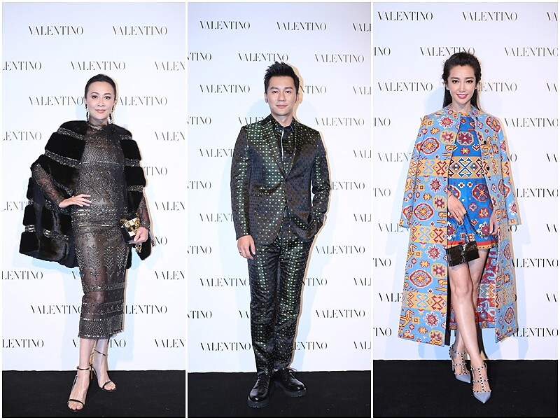 Valentino上海國金中心開新店，劉嘉玲、李冰冰奢華氣質現身