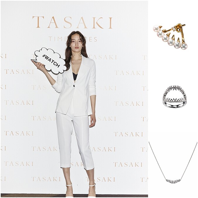 美日混血名模松岡莫娜完美詮釋TASAKI優雅珠寶的反叛