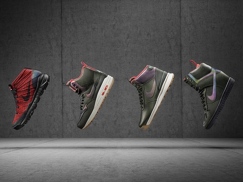 2015年冬季NIKE SNEAKERBOOTS系列，對抗冷酷無情的冬日面貌