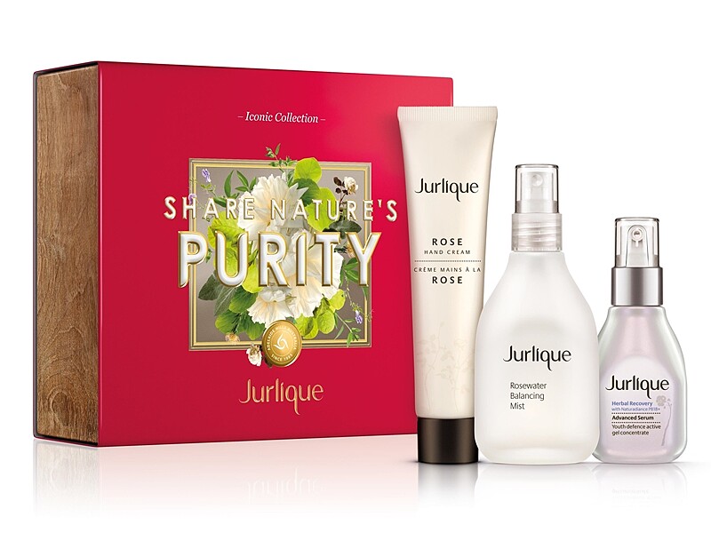 來自大自然的有機Jurlique耶誕禮盒，傳達正向保養能量！
