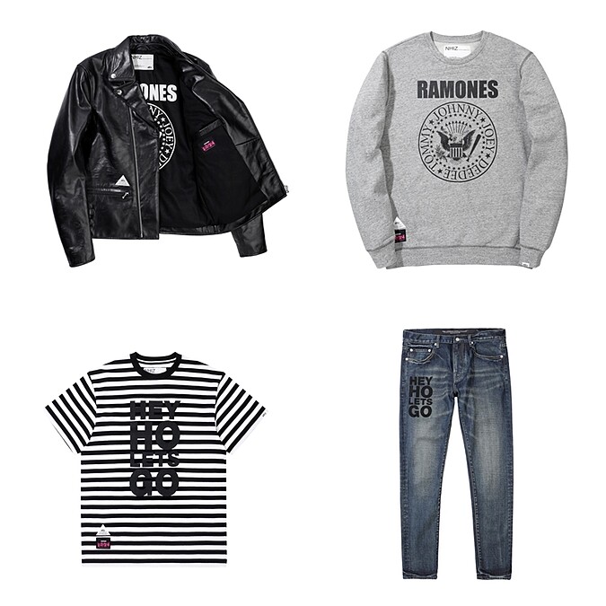 NHIZ x RAMONES 2015聯乘系列龐克搖滾踏入時尚街頭