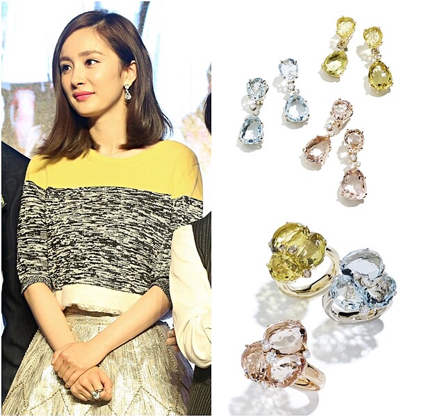 楊冪的寶曼蘭朵彩色寶石,任誰看了都想要!