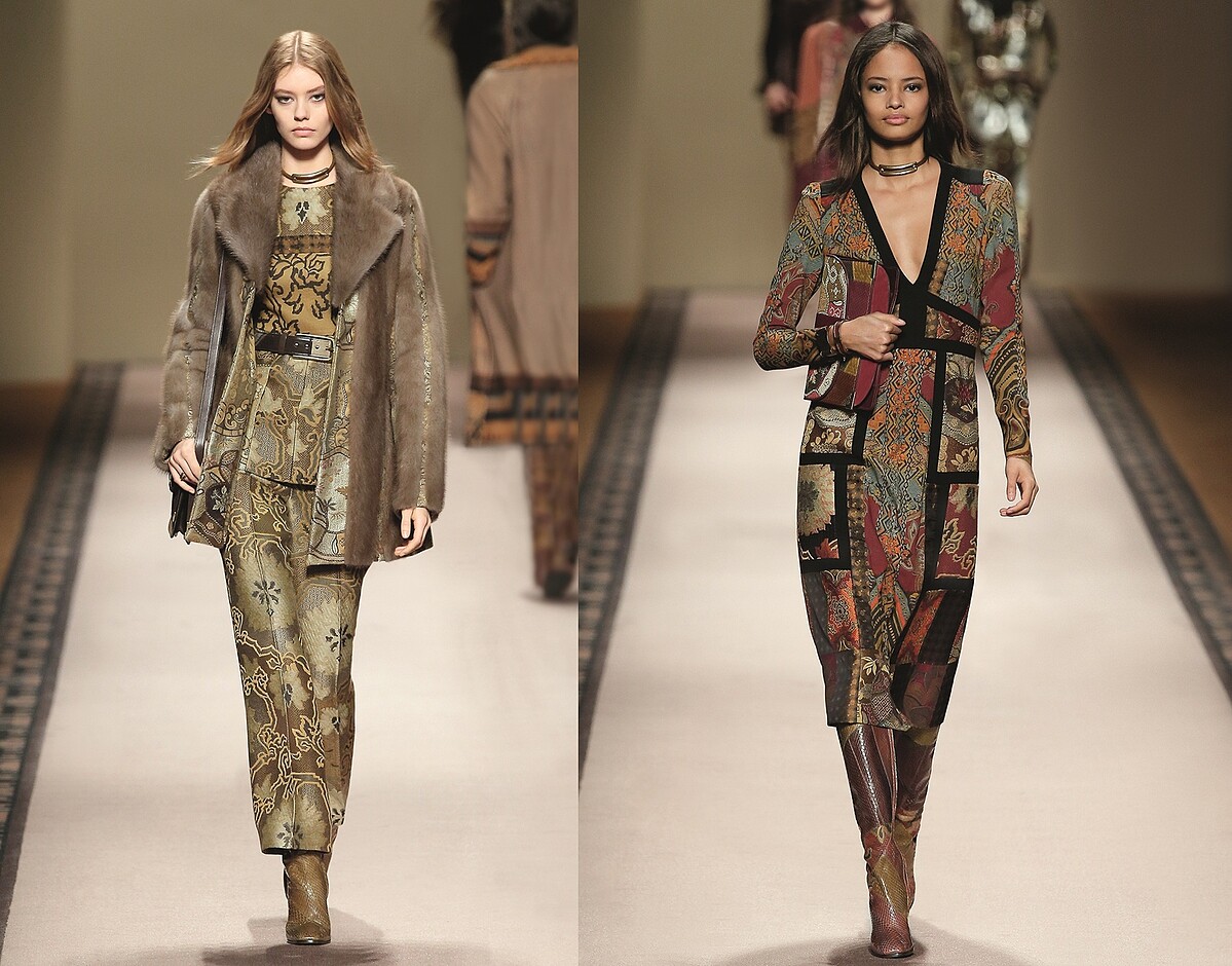 ETRO秋冬女裝，以藝術奢華姿態展現絢爛美感