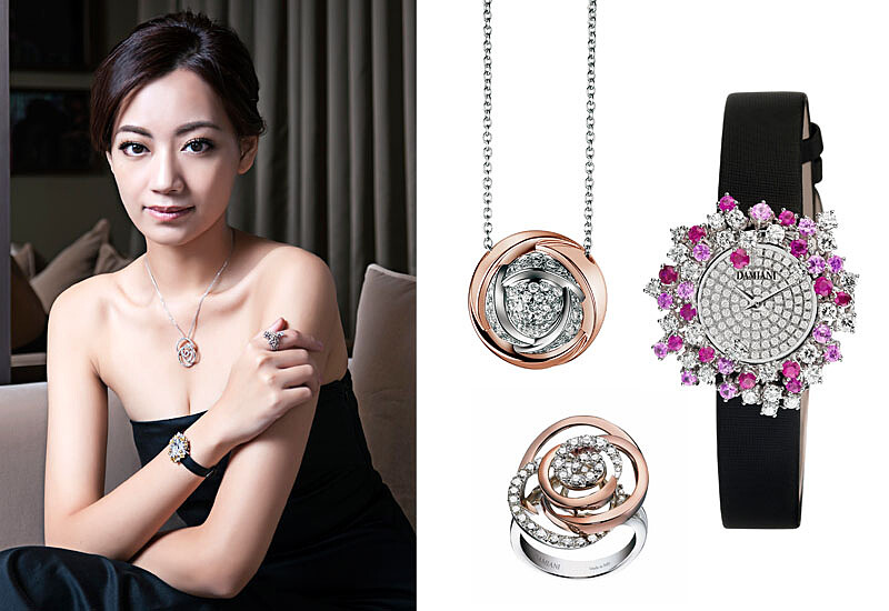 沉醉在DAMIANI浪漫花卉的溫暖幸福感