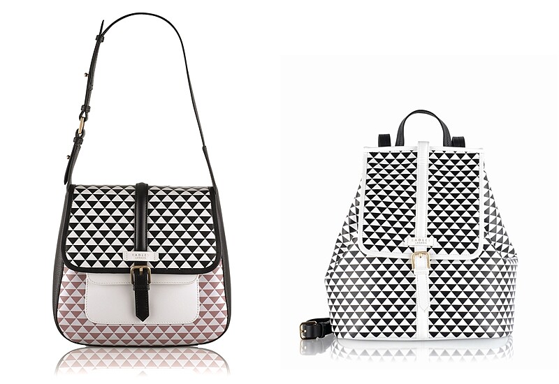 RADLEY LONDON x Jonathan Saunders聯名系列，幾何色塊拼接永不敗