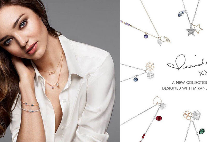 每條都想買！Miranda Kerr親身示範施華洛世奇這樣戴最好看