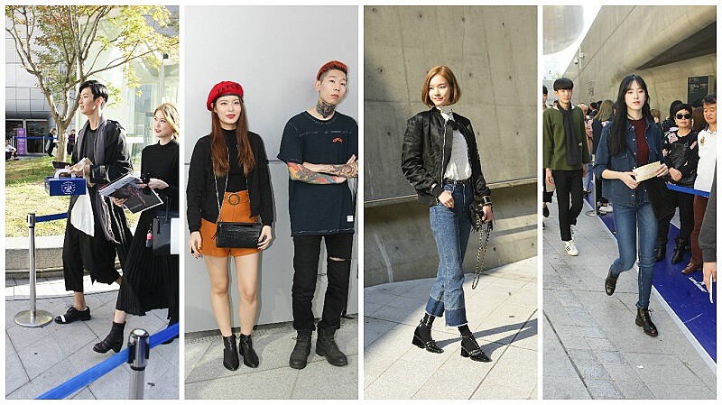 【首爾時裝週‬】看韓妞如何駕馭暗黑系穿搭