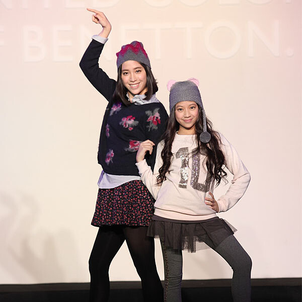 歐陽妮妮舞力全開 展現Benetton繽紛暖冬針織時尚