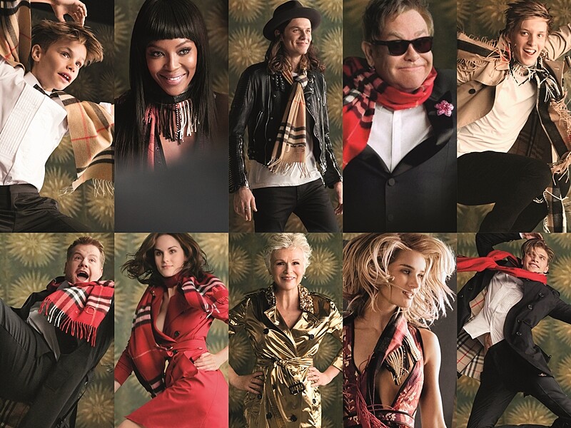 Burberry 重磅出擊聯手全英國藝人獻上歲末形象廣告