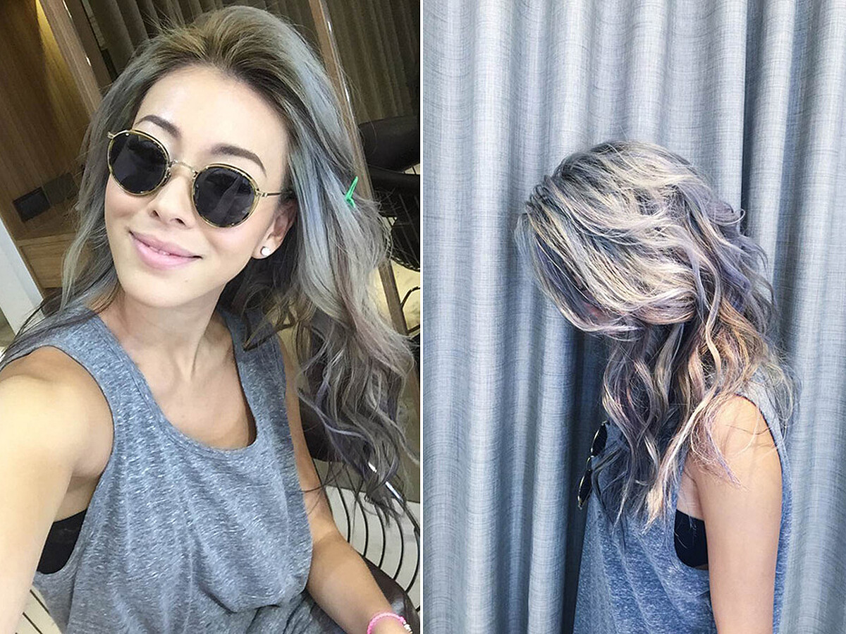 蔡詩芸婚前新髮色曝光！ 連貝嫂都愛的甜酷牛奶灰