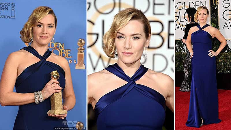 凱特溫斯蕾 Kate Winslet 2016金球獎自信優雅妝容解析